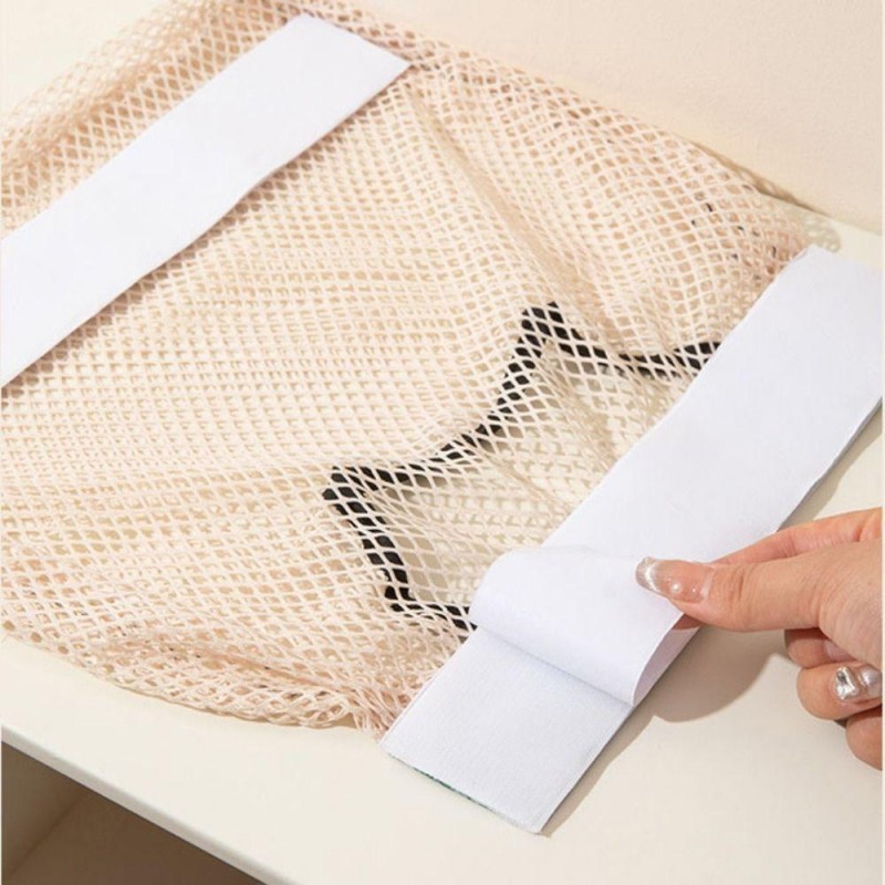 Túi Lưới Đựng Rau Củ Qủa - Túi Đựng Đồ Đa Năng, Tất Vớ, Đồ Lót Dán Tường, Cạnh Tủ