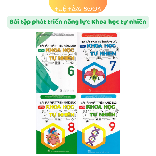Sách - Bài tập phát triển năng lực Khoa học tự nhiên 6 + 7 + 8 + 9 (ĐT)