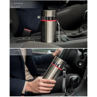 Bình giữ nhiệt 800ml-1000ml inox 304 cao cấp, bình nước inox giữ nhiệt lạnh 15g, nóng 8h, có khay lọc, dây treo