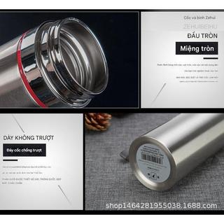 Bình giữ nhiệt 800ml-1000ml inox 304 cao cấp, bình nước inox giữ nhiệt lạnh 15g, nóng 8h, có khay lọc, dây treo