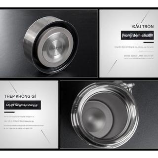 Bình giữ nhiệt 800ml-1000ml inox 304 cao cấp, bình nước inox giữ nhiệt lạnh 15g, nóng 8h, có khay lọc, dây treo