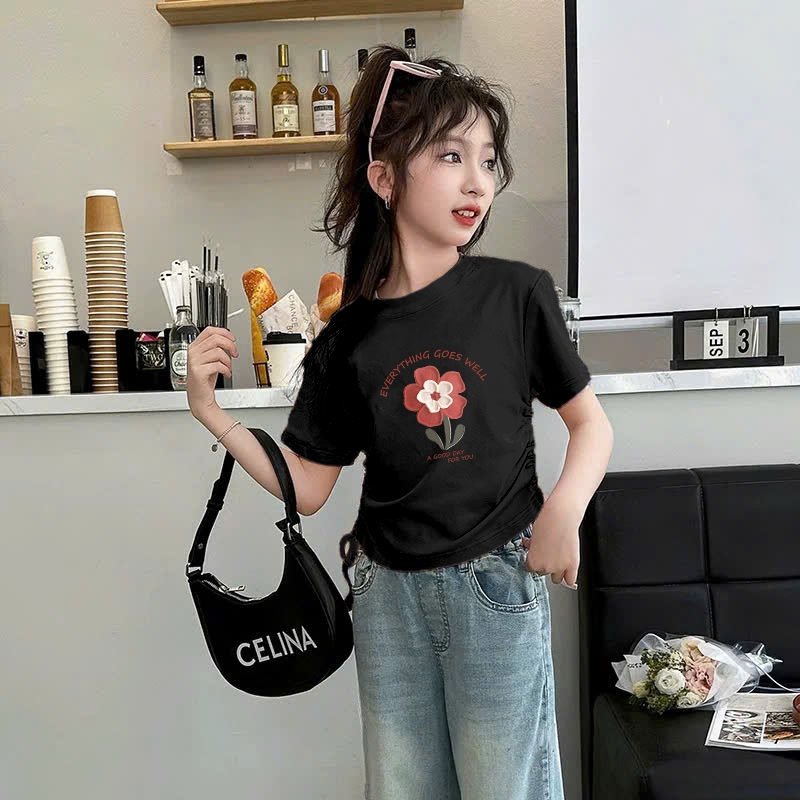 Áo dây rút in hoa giá cho bé gái size đại BEESHOP H25065