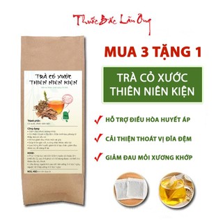Trà thiên niên kiện cỏ xước túi lọc, hỗ trợ giảm tê bì tay chân, đau nhức xương khớp, thoái vị đĩa đệm