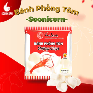 Bánh Phồng Tôm Bích Chi Gói 100g – Bánh Phồng Tôm Chiên Giòn Truyền Thống – Ăn Vặt Ngon – Soonicorn