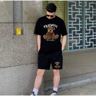 Bộ Hè Tay Ngắn áo Kèm Quần Mẫu Trẻ Chung  Nam Nữ Fom Vừa, Chất Liệu Cotton Siêu Thoáng Thấm Hút Mồ Hôi Cực Tốt
