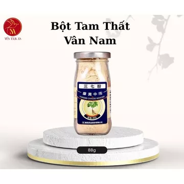 🌿 BỘT TAM THẤT VÂN NAM NGUYÊN CHẤT – LỌ THỦY TINH 88G – HÃNG KANGMEI- Yến Tâm An