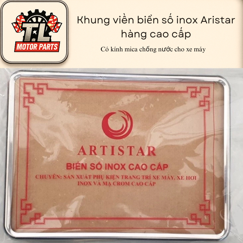 Khung viền biển số inox có kính mica chống nước cho xe máy | Shopee ...