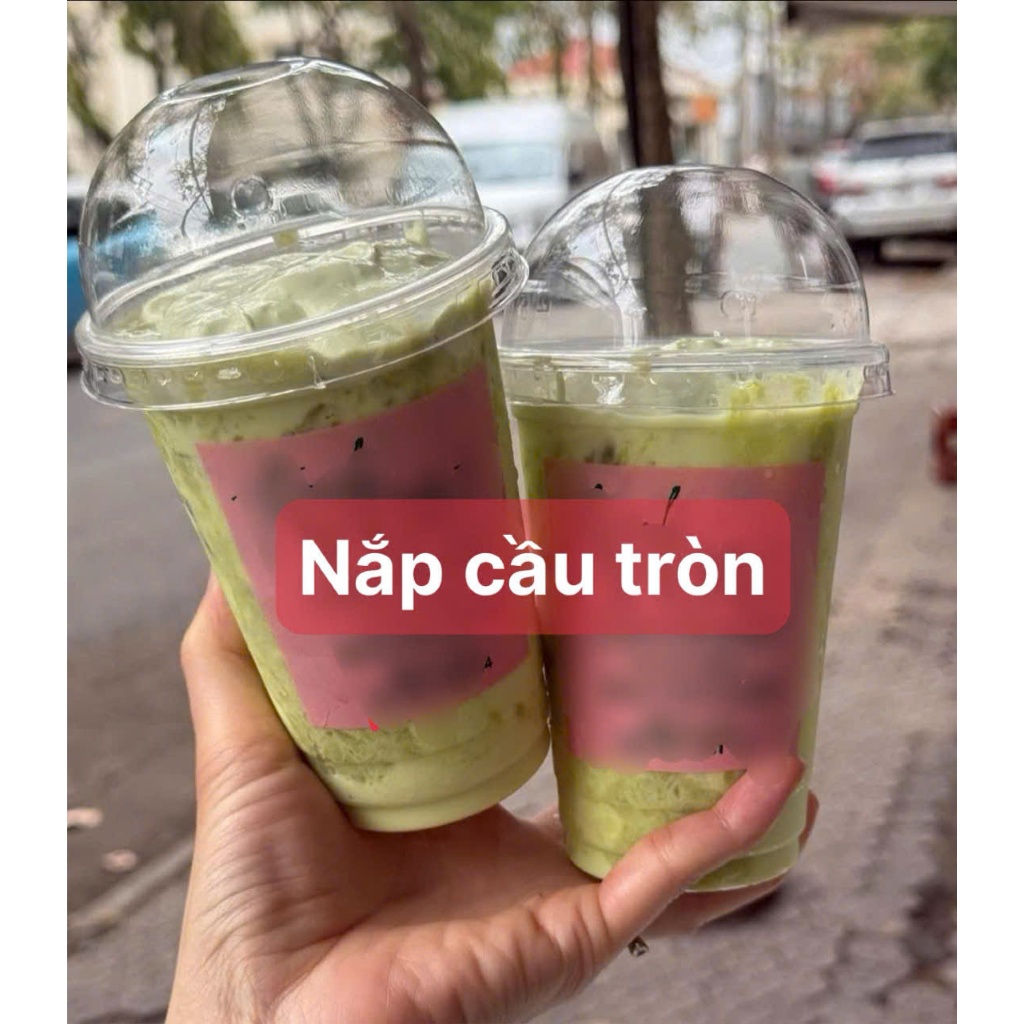 Lốc 50 cốc nhựa ly trà sữa 360ml 500ml 700ml dùng 1 lần trong suốt chịu nhiệt nóng lạnh đựng trà sữa,...