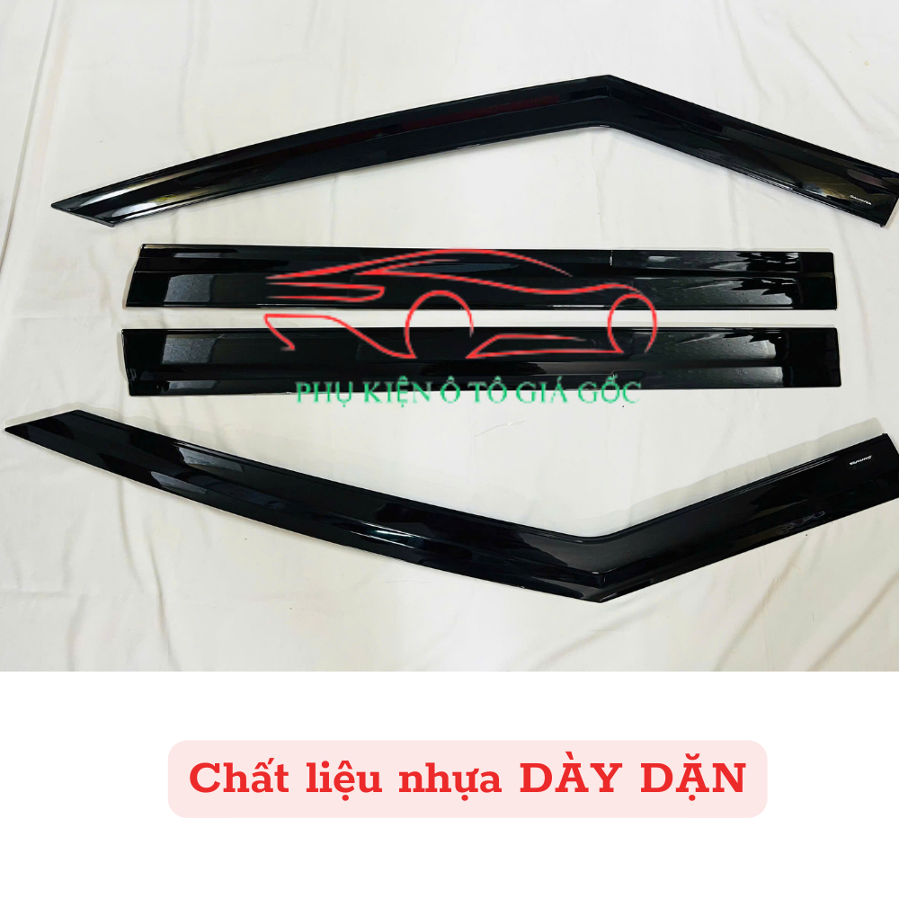 Vè che mưa xe Hyundai Santafe đời 2008 - HIỆN NAY - Nhựa Đen thái cao cấp, dày dặn, sáng bóng