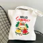 Túi tote hello summer dưa mát lạnh túi vải bố canvas teambuidling đi học,đi chơi du lịch thời trang 35x40cm tota0109