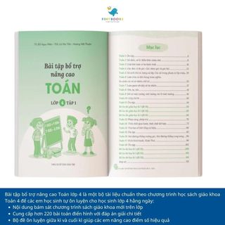 Sách - Tham khảo lớp 4 - Combo 250 Bài Toán Chọn Lọc Và Bài Tập Bổ Trợ Nâng Cao Toán - Tiếng Việt - Tiếng Anh Lớp 4