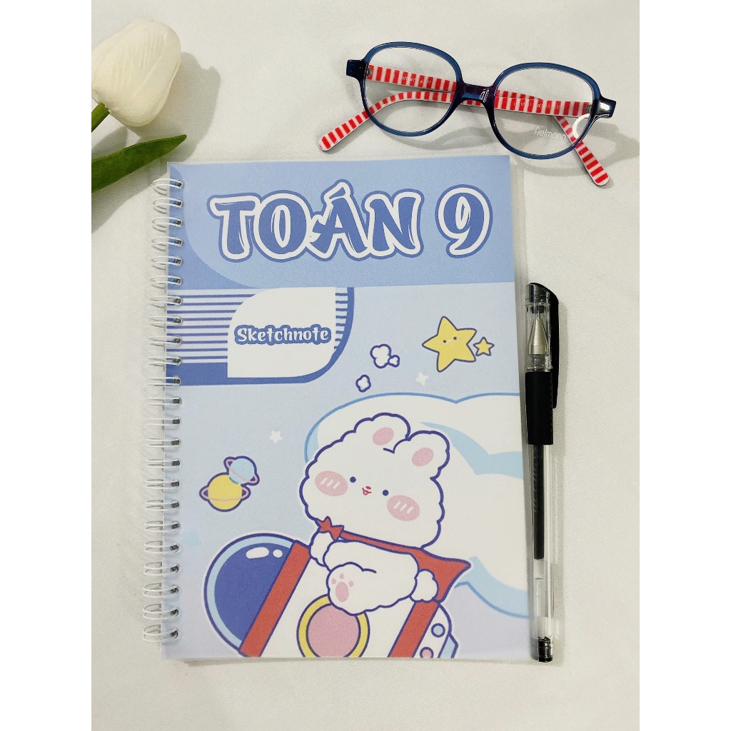 Sketchnote Sổ tay học giỏi Toán 9, sổ tay tổng hợp đầy đủ kiến thức môn Toán 9