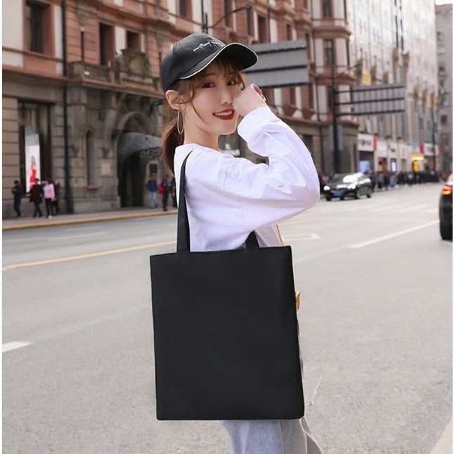 Túi tote cuộc đời là những chuyến đi cute ngộ nghĩnh túi vải bố canvas teambuidling đi học,đi chơi 35x40cm tota0107