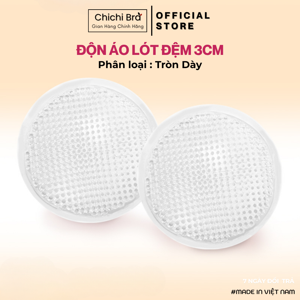 Mút Đệm Áo Lót Chất Liệu Silicon Thông Hơi Độ Dày 3cm Đệm Áo Ngực, Áo Bra, Bikibi Chichi Houses 6675