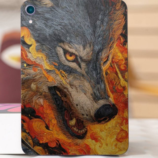 Miếng dán Skin Mặt lưng Sau full viền Sói MS02 Dành Cho 16 pro max 15 pro max 14 pro max 13 pro max 12 pro max