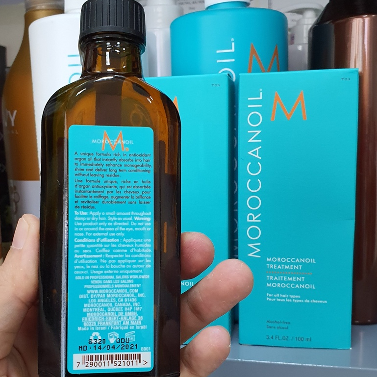 Tinh Dầu Moroccanoil Treatment 25ml | Mềm Mượt, Bóng Khỏe, Không Bết Tóc