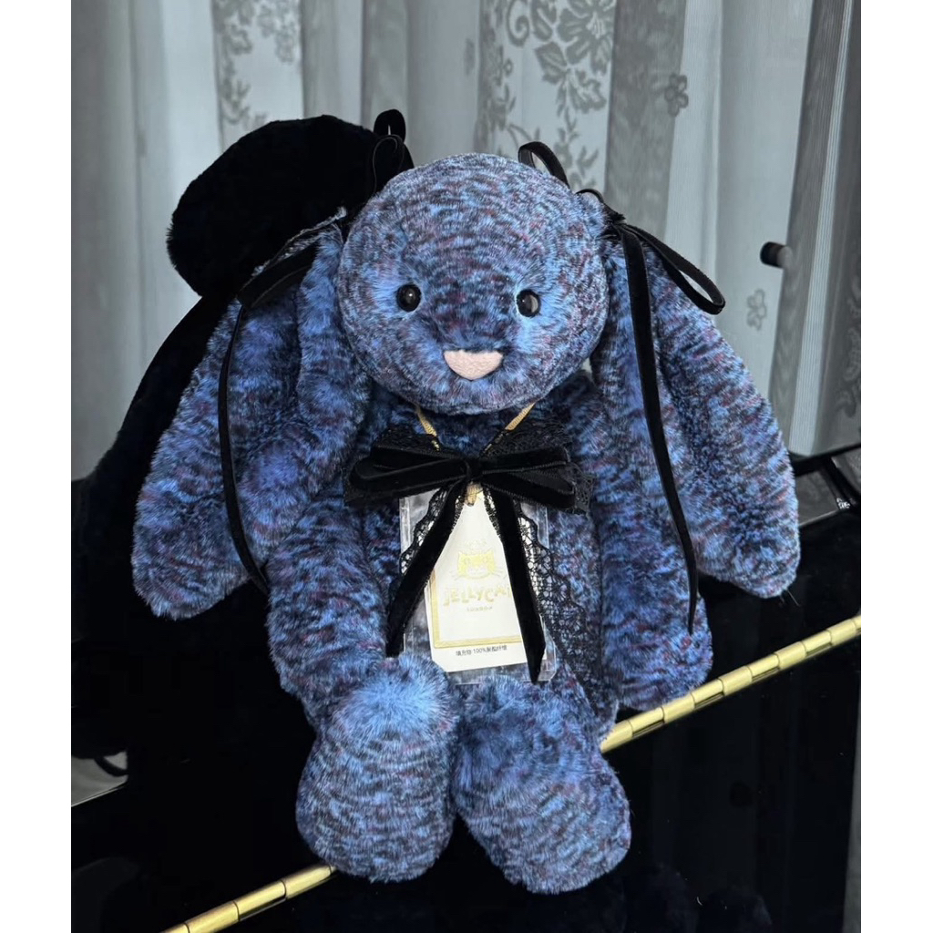 CHÍNH HÃNG]Thỏ bông Jellycat HOPSCONE LUXE BUNNY-bản Luxe 31cm
