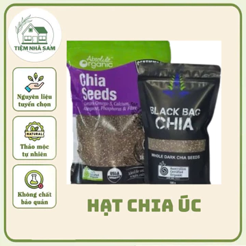 Hạt Chia Úc 1kg Hạt Chia Hữu Cơ Giúp Giảm Cân Hàng Chuẩn Date Mới