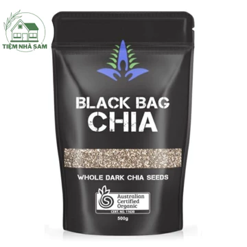 Hạt Chia Úc Túi 500gr, Hạt Chia Ăn kiêng Hữu Cơ Chuẩn Organic Chất Lượng Sạch Hạt Đều Giúp Giảm Cân, Đẹp Da