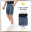 Quần short nam YODY quần đùi chất đũi siêu nhẹ Co dãn, Trẻ Trung, Dễ Phối TRA- QSM7005