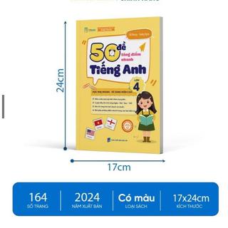 Sách - Tham khảo lớp 4 - 50 Đề tăng nhanh điểm Tiếng Anh lớp 4 -  Theo Chương Trình Mới Nhất