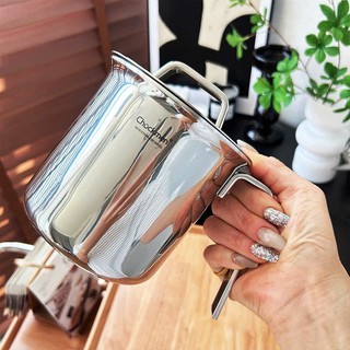 Ca Inox 1L Có Nắp Chockmen, Ca Nấu Mì Ca Pha Trà Chockmen CKM206
