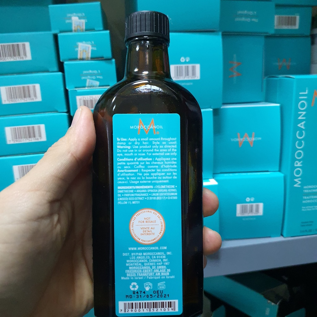 Tinh Dầu Moroccanoil 25ml - 100ml - 200ml | Dưỡng Ẩm Tóc Khô Xơ, Mềm Mượt Bóng Khỏe Chuẩn Salon