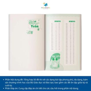 Sách - Tham khảo lớp 4 - Combo 50 Đề Tăng Điểm Nhanh Toán - Tiếng Việt - Tiếng Anh Lớp 4 - Chương Trình Mới Nhất