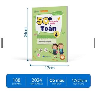 Sách - Tham khảo lớp 4 - 50 Đề Tăng Điểm Nhanh Toán Lớp 4 - Theo chương trình mới của bộ giáo dục