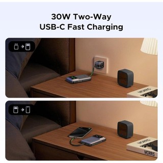 Pin Ugreen PB511 10000mAh | 30W | Sử Dụng Lõi Pin Li-Po | Tích Hợp Cáp USB-C | Bảo Hành 18 Tháng 1 Đổi 1