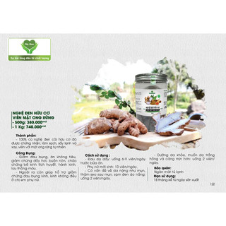 Nghệ Đen Quê Viên Mật Ong Rừng Mẹ Ken 500Gram