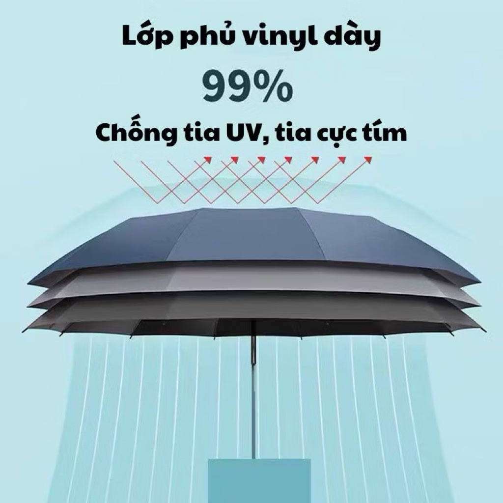 Ô che nắng chống tia UV, dù che mưa che nắng cầm tay gấp gọn, kiểu dáng, màu sắc bắt mắt