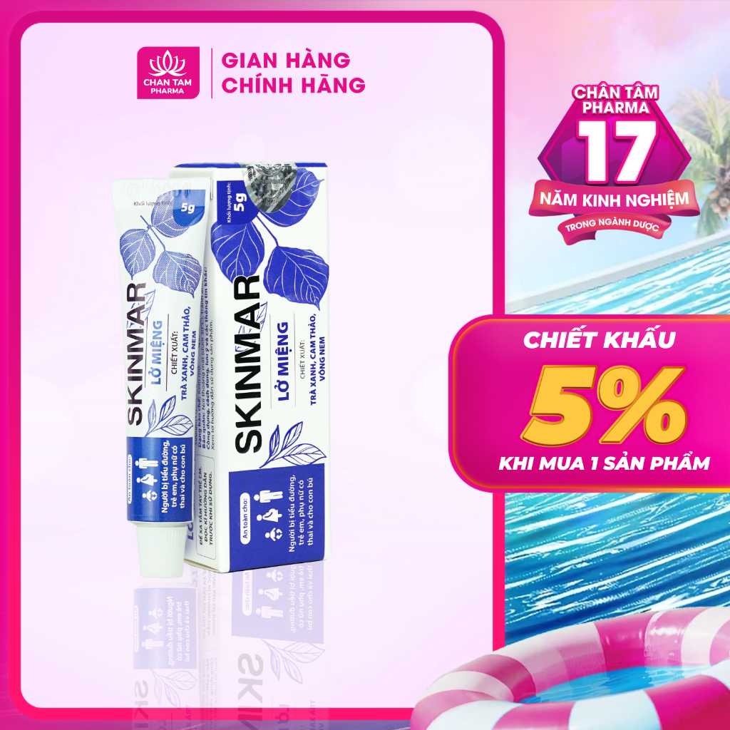 [Chính Hãng] Kem Bôi Lở Miệng Skinmar Tuýp 5g | Shopee Việt Nam