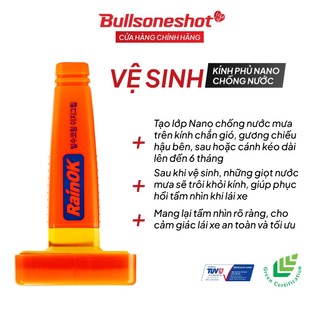 Dung Dịch Chống Bám Nước Mưa Trên Kính Cao Cấp RAINOK Rain Repellent Extreme