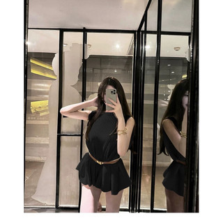 Áo Dập Ly Tay Bồng Kèm Belt QCL1