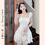 Đầm Tiểu Thư Dáng Ôm Xòe Phối Bèo Tầng Sang Chảnh