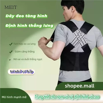 Đai chống gù lưng nam nữ MEIT định hình tư thế hỗ trợ vận động, Đai đeo chống gù