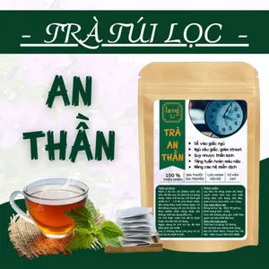 Trà An Thần Ngủ Ngon - Cụ Lang Tị - Mất Ngủ,Giúp Ngủ Ngon, Dễ Ngủ,Đẹp Da, tp Tâm Sen bịch 50 lọc