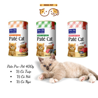 Pate Mèo Pro-Pet Dinh Dưỡng Thơm Ngon Mềm Mượt Cá Hồi Cá Ngừ Cá Tráp