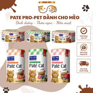 Pate Mèo Pro-Pet Dinh Dưỡng Thơm Ngon Mềm Mượt Cá Hồi Cá Ngừ Cá Tráp