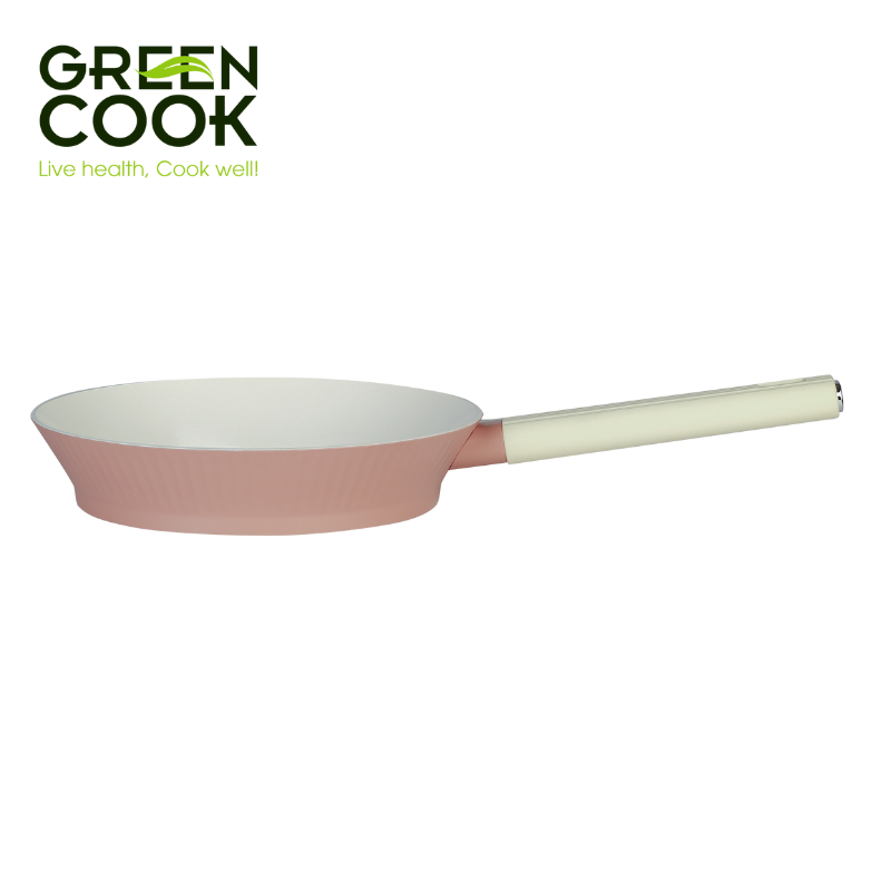 Chảo nhôm chống dính đáy từ 24 cm Green Cook GCP253-24IH - Sử dụng được tất các loại bếp | BigBuy360 - bigbuy360.vn