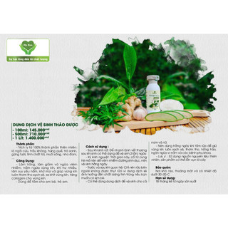 Dung Dịch Vệ Sinh Phụ Nữ Thảo Dược Mẹ Ken