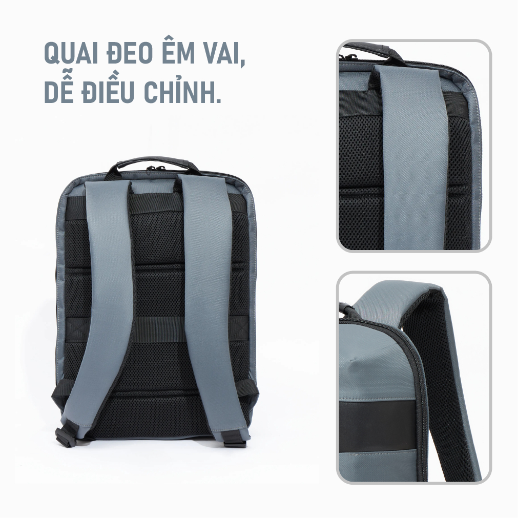 Ba Lô Chống Thấm Nước Êm Vai Chống Sốc 40001938 (29x13x41cm) 15.6 Inch- TOKYOLIFE