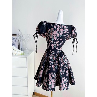 Đầm thiết kế KYE Nari dress, váy hoa tay bồng mùa hè