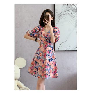 Đầm thiết kế KYE Salim dress, váy hoa hồng