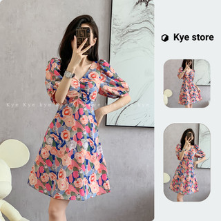 Đầm thiết kế KYE Salim dress, váy hoa hồng