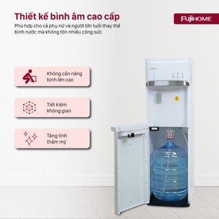 Cây Nước Nóng Lạnh Bình Âm Kèm Chức Năng Làm Đá Fujihome WD628C-IM - Đa Năng - BẢO HÀNH 24 THÁNG