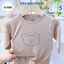 Set 3 Bộ Sơ Sinh Dài Tay Chui Đầu Hình Gấu Thun Lạnh Quần Vát mềm mịn cho bé size 3-13 kg TG-DL88 Đậu Đậu Store