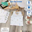 Set 3/5 Áo Ba Lỗ Thun Petit Sơ Sinh in hoạ tiết mềm mịn cho bé trai gái size 4 -14 kg MD-ABL06T Đậu Đậu Store