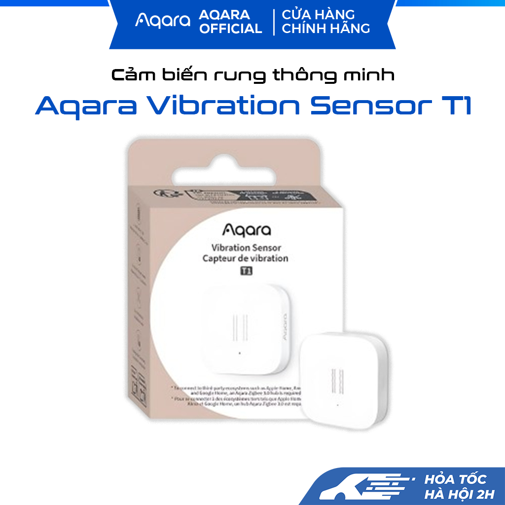 Cảm biến rung Aqara T1 Vibration Sensor, bản quốc tế, tạo cảnh thông ...